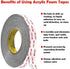 Heavy Duty, Double Sided Mounting Tape, RP25